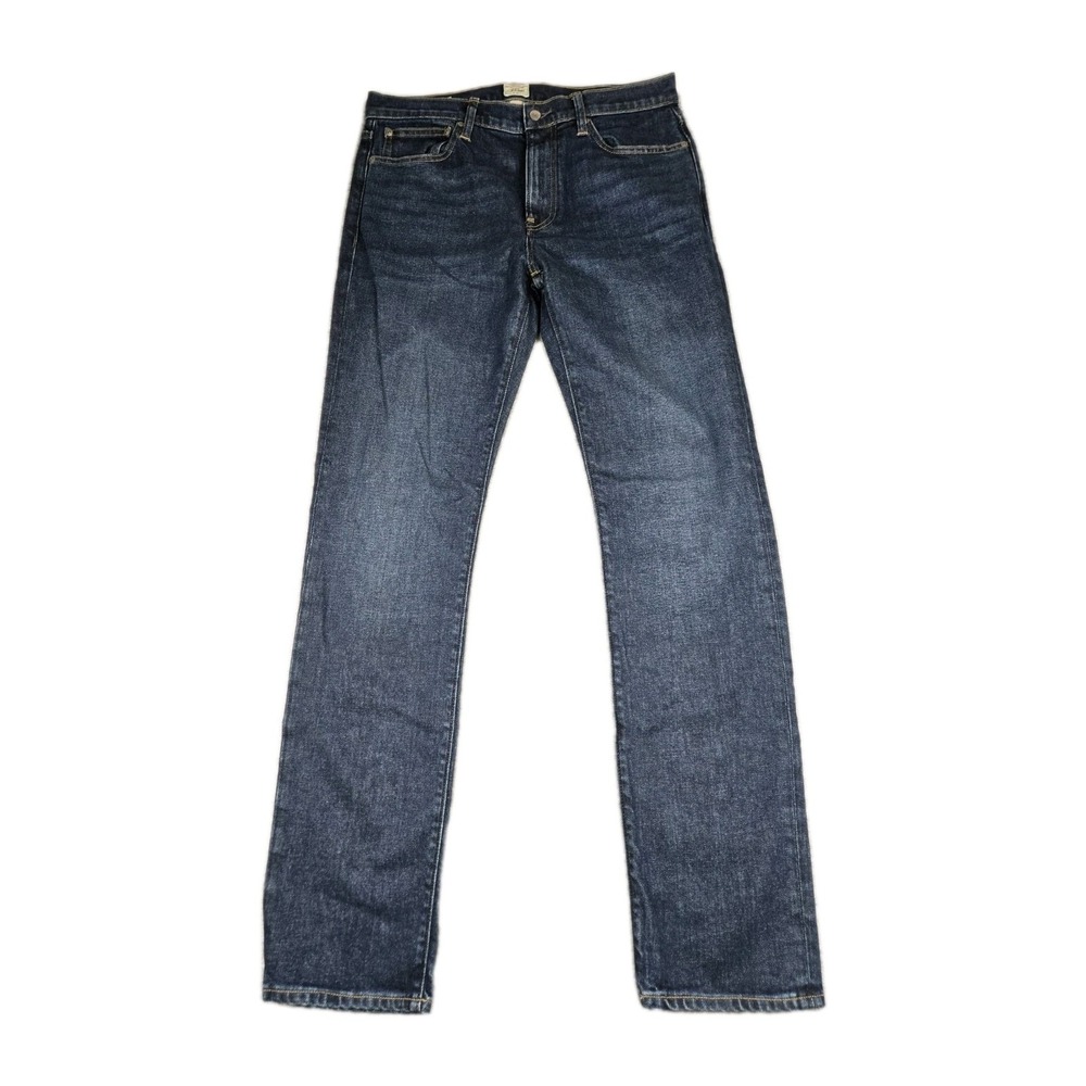 J Crew 770™ Straight-Fit Stretch Jeans in One-Year Wash Men's Size 34x36 Blue